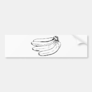 Bananas Bumper Sticker