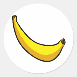 Bananas Classic Round Sticker