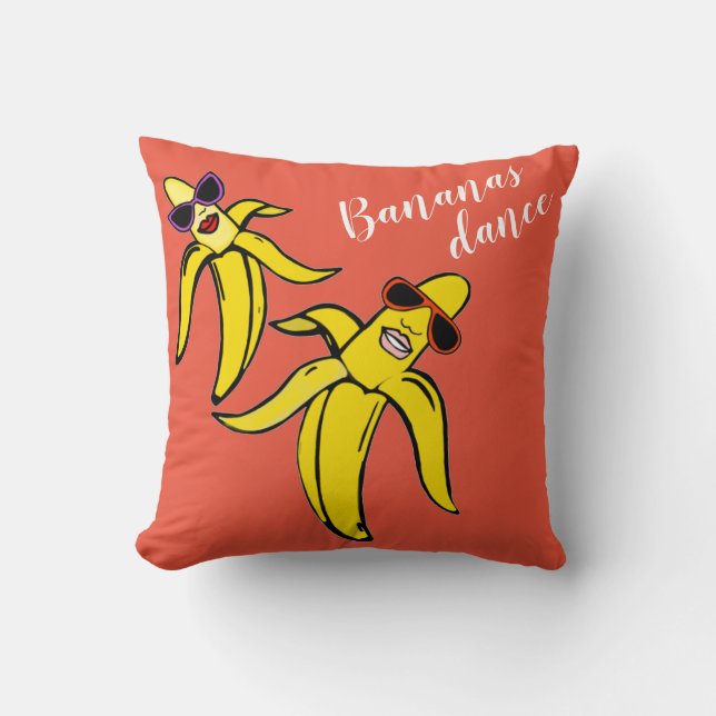 Bananas dance cushion (Front)