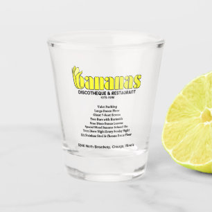 Bananas Discotheque and Restaurant, Chicago, IL Shot Glass
