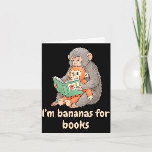 Bananas for books punch monkey national reading card