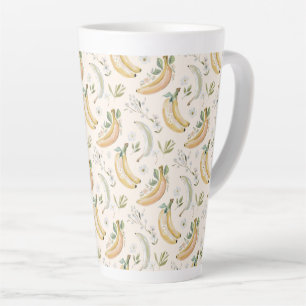 Bananas for Cherries Latte Mug