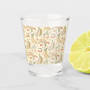 Bananas for Cherries Shot Glass