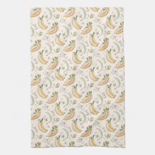 Bananas for Cherries Tea Towel