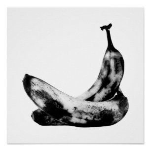 Bananas In Love Beautiful Unique Cool Fun Poster