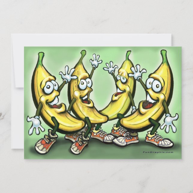Bananas Invitation (Front)