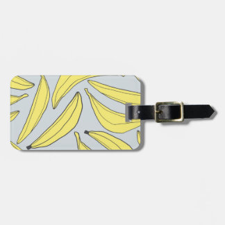Bananas Luggage Tag in Yellow