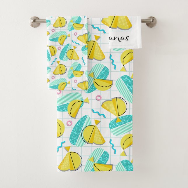 Bananas Memphis Bath Towel Set (Insitu)