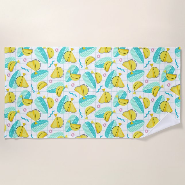 Bananas Memphis Beach Towel (Front)