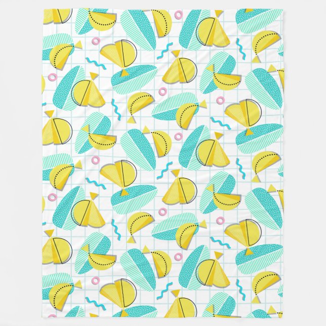 Bananas Memphis Fleece Blanket (Front)