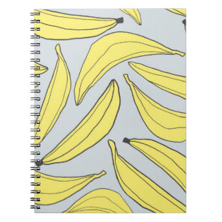 Bananas Notebook in Yellow