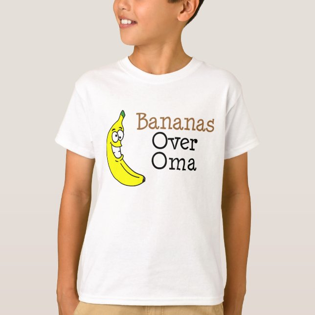 Bananas Over Oma T-Shirt (Front)