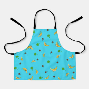 Bananas pattern apron