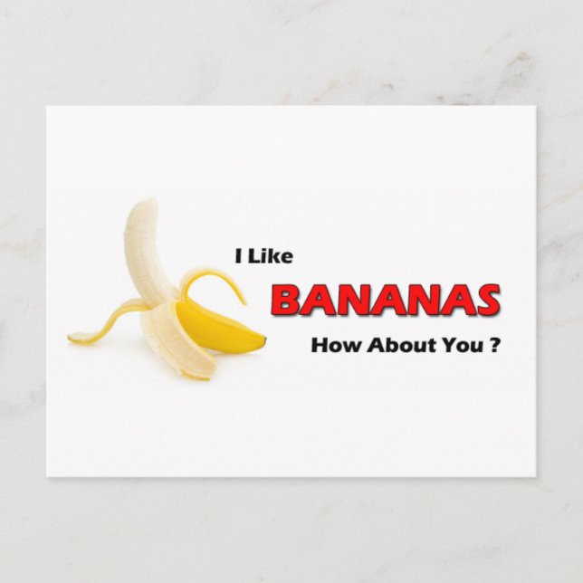 Bananas Postcard (Front)
