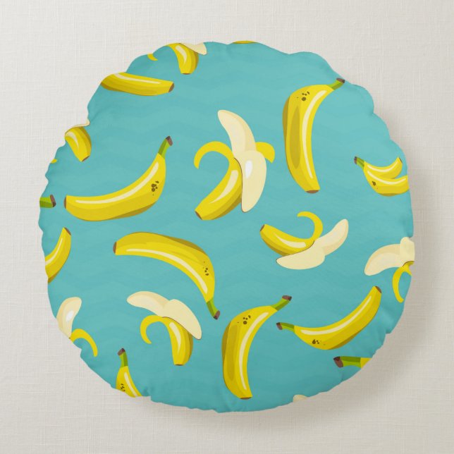 Bananas Round Cushion (Front)