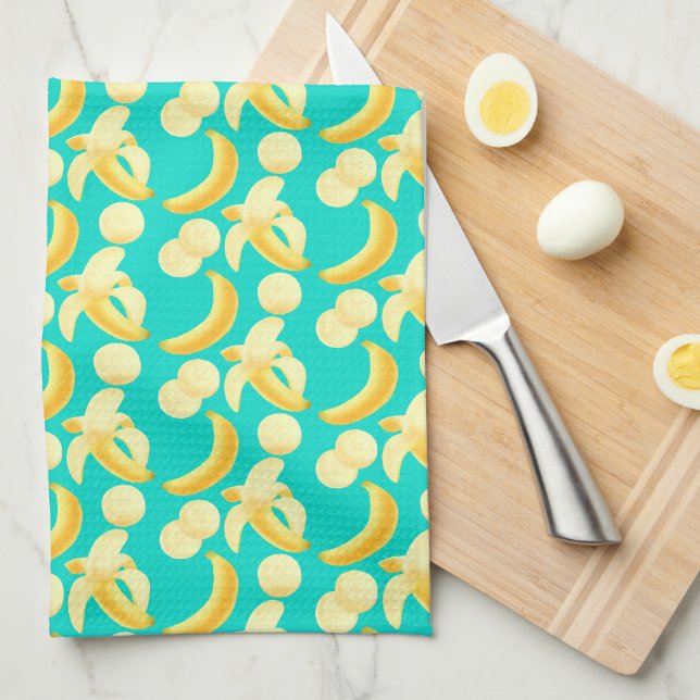 Bananas Tea Towel (Quarter Fold)
