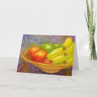Bananas, Tomatoes and Limes, Greeting Card