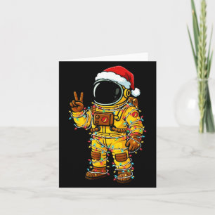 Bananaut Space Explorer - Christmas Astronaut Ligh Card