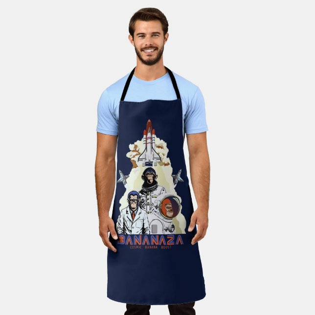 BANANAZA : Space Monkey Team Apron (Worn)