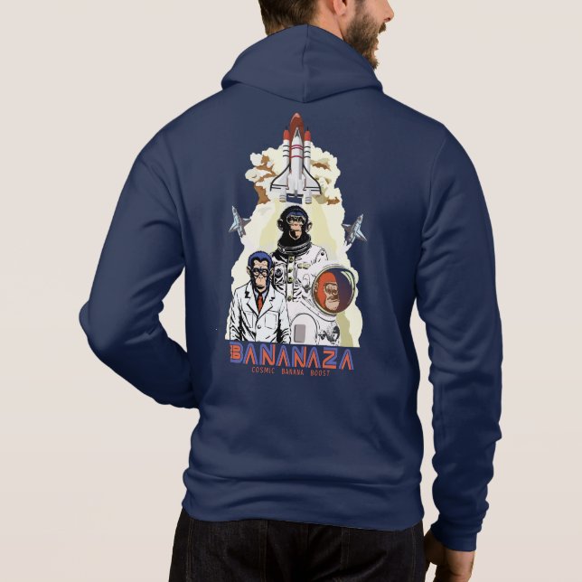 BANANAZA : Space Monkey Team Hoodie (Back)
