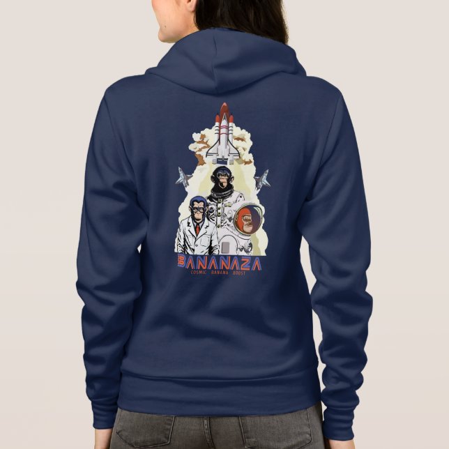 BANANAZA : Space Monkey Team Hoodie (Back)