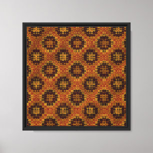 Banarasi Saree Pattern Canvas Print