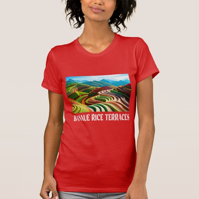  Banaue Rice Tarraces, Banaue, Ifugao, Filipino T- T-Shirt (Front)