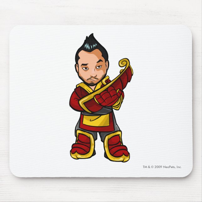 Bancha Ninja Shenkuu Staff Player Mouse Pad (Front)