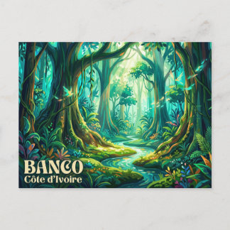 Banco National Park Côte d'Ivoire Postcard