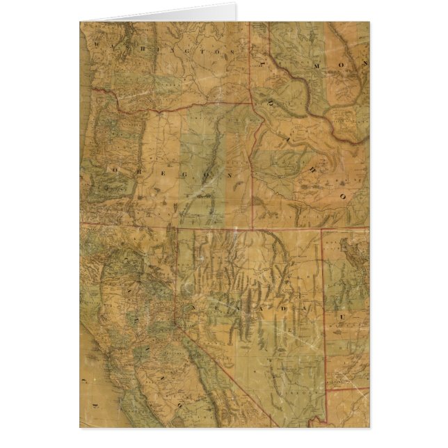 Bancroft's Map Of The Pacific States (Front)