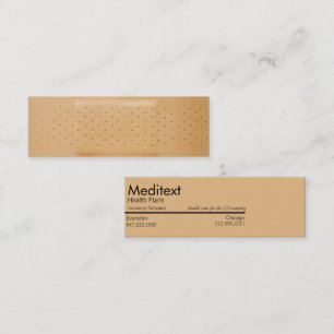 band aid insurance business card