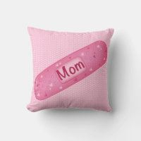 Band-aid mom soft pink Cojín