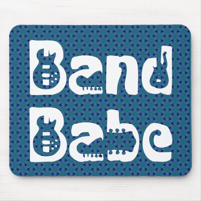 Band Babe Mouse Pad (Front)