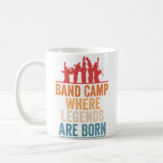 Band Camp Where Legends Are Born Marching Band Orc Coffee Mug