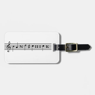 Band Chick Luggage Tag
