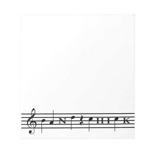Band Chick Notepad (Front)