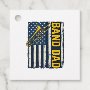 Band Dad Trombone American Flag Vintage Shirt Desi Favour Tags