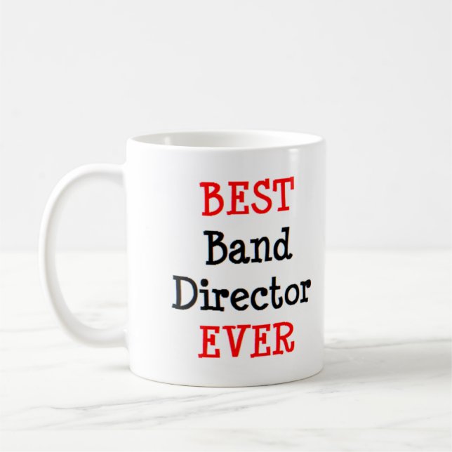 band director, best coffee mug (Left)