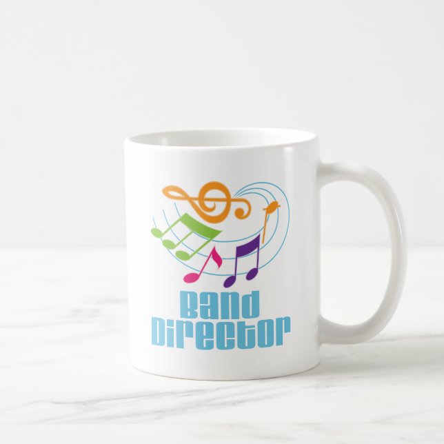 Band Director Music Gift Coffee Mug (Right)