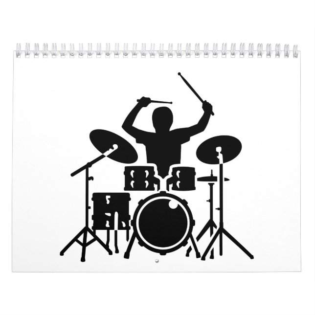 Band drummer drums calendar (Cover)