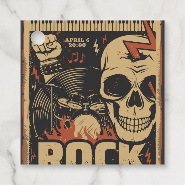  Band fest Favour Tags (Front)