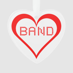 Band Hearts Ornament