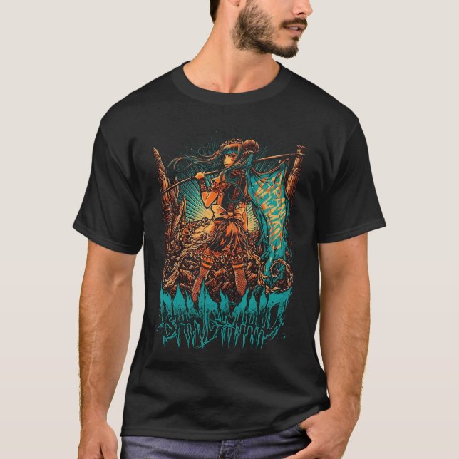 Band Maid Green T-Shirt (Front)