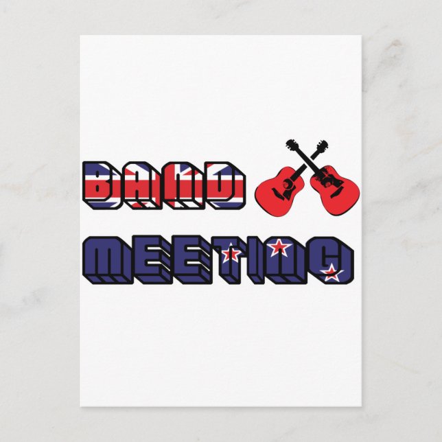 Band Meeting Murray Postcard (Front)