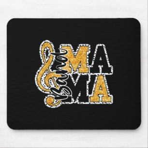 Band Mum Life Mother's Day Band Mama Marching Band Mouse Pad