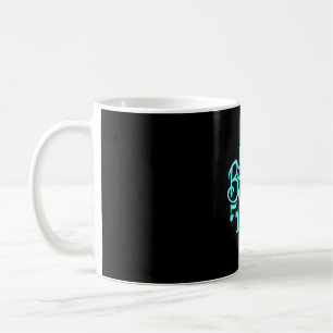 Band Mum teal musical notes fun Coffee Mug