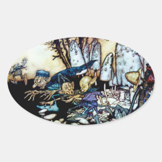 Band of Workmen Oval Sticker