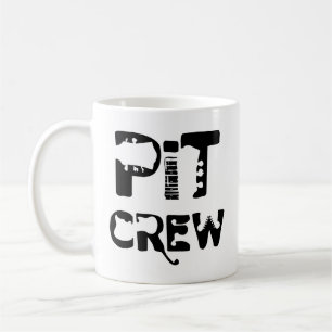 Band Pit Crew Musical Text Coffee Mug