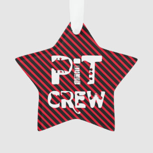 Band Pit Crew Musical Text Ornament