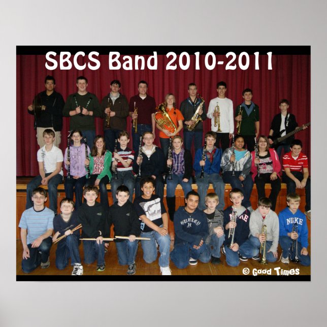 Band Poster 2010-2011 (Front)
